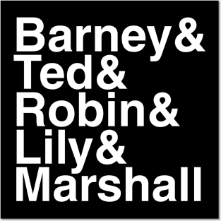 How I Met Your Mother Helvetica List Posters and Art